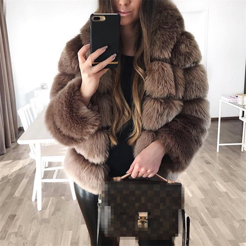 Plush Faux Fur Jacket