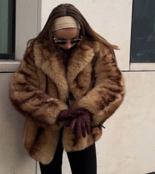 Street Faux Fur Coat