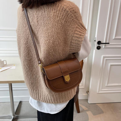 French Saddle Shoulder Bag