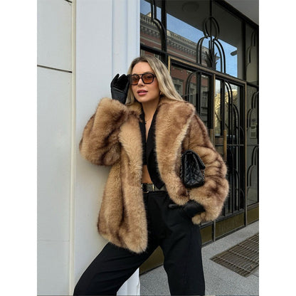 Street Faux Fur Coat