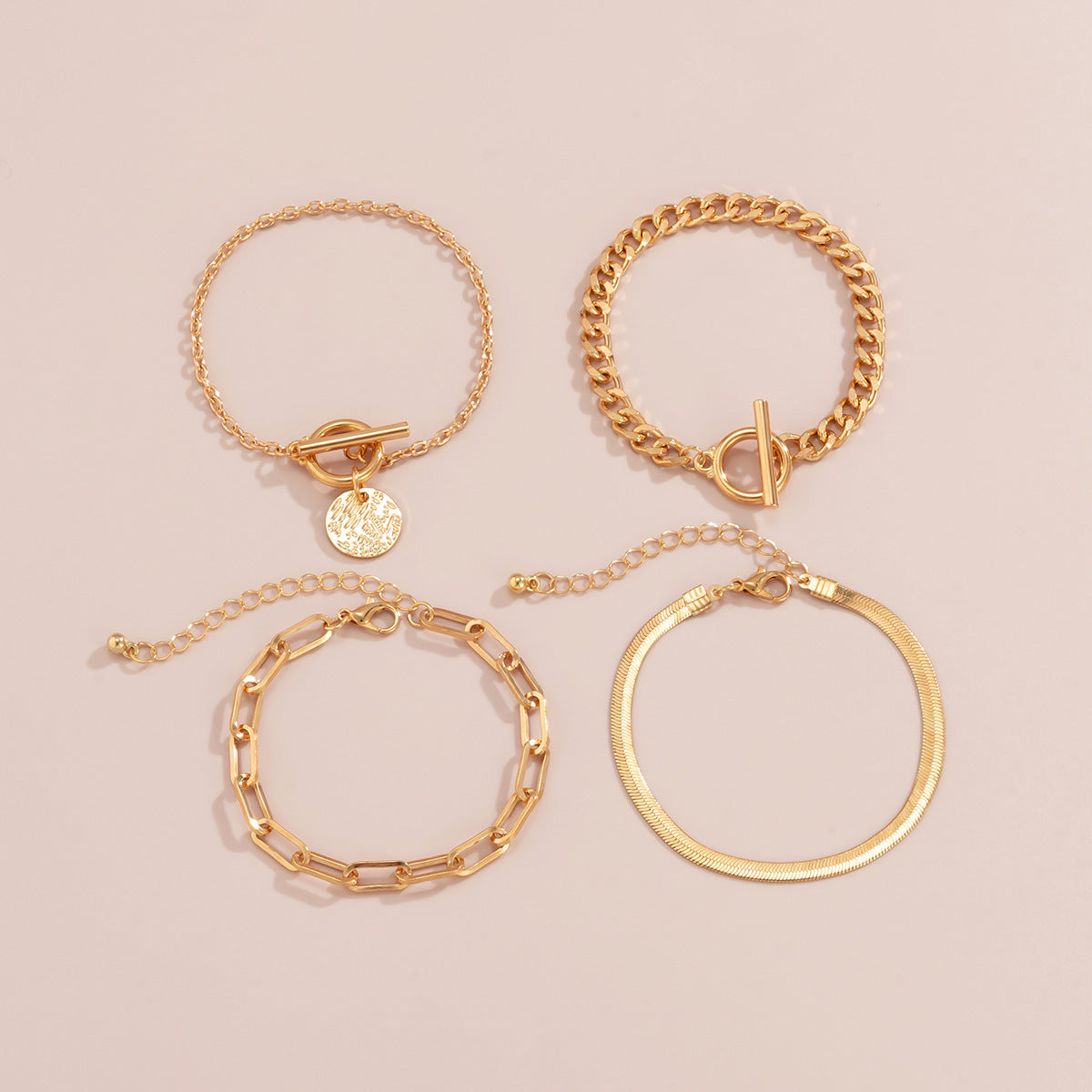 Chic Chain Bracelet Set