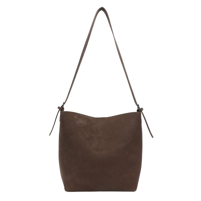 Retro Matte Bucket Bag