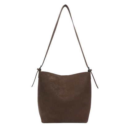 Retro Matte Bucket Bag