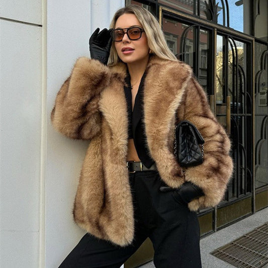 Street Faux Fur Coat