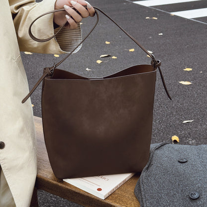 Retro Matte Bucket Bag