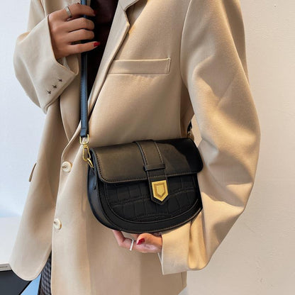 French Saddle Shoulder Bag